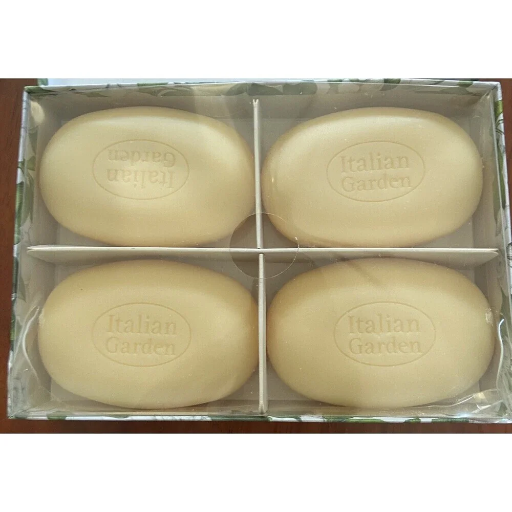 Tuscanyidea Sapani Soap, Gardenia Scented, 4 Bars - NEW!